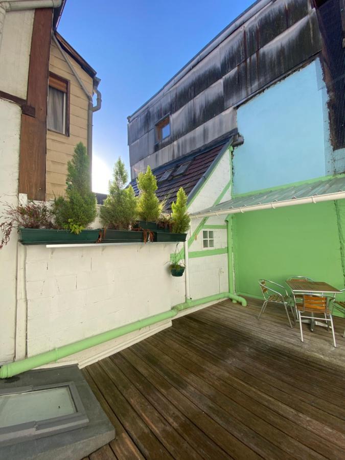 Villa Le Colmarien - Hypercentre - Free Parking - Terrasse Exterior foto